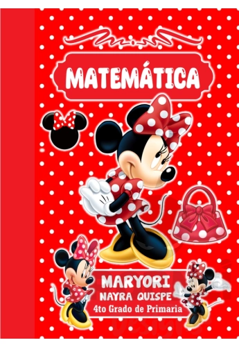 Minnie Mouse Roja 01 Portada